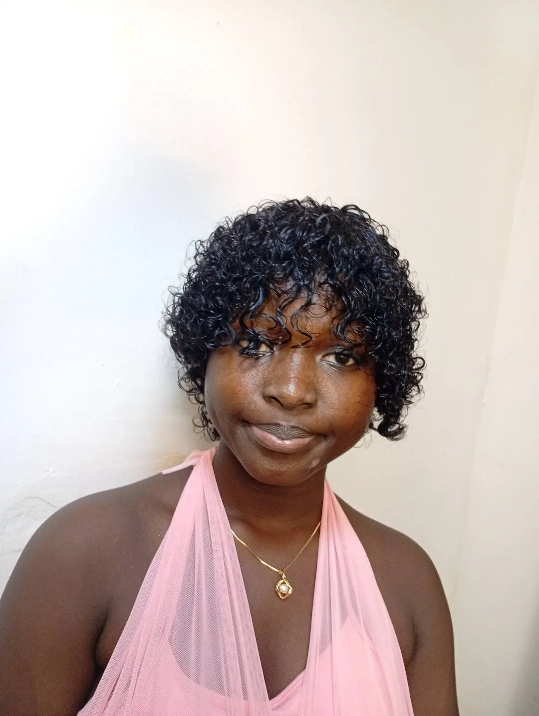 Jerry curl Human hair wig