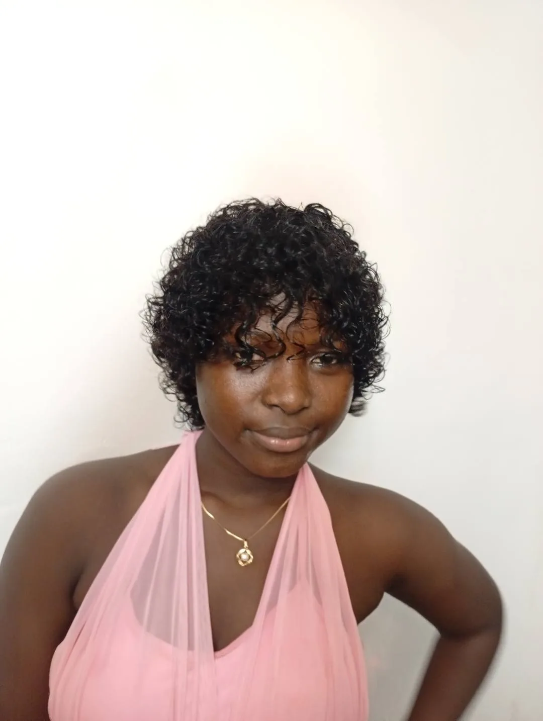 Jerry curl Human hair wig 2