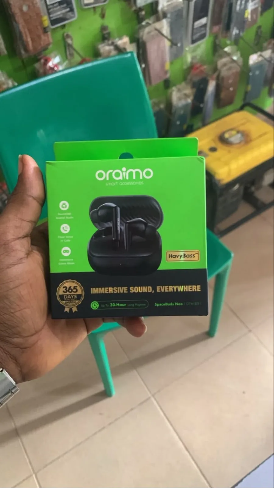 Original Oraimo Wireless Bluetooth Earbuds – Clear Sound