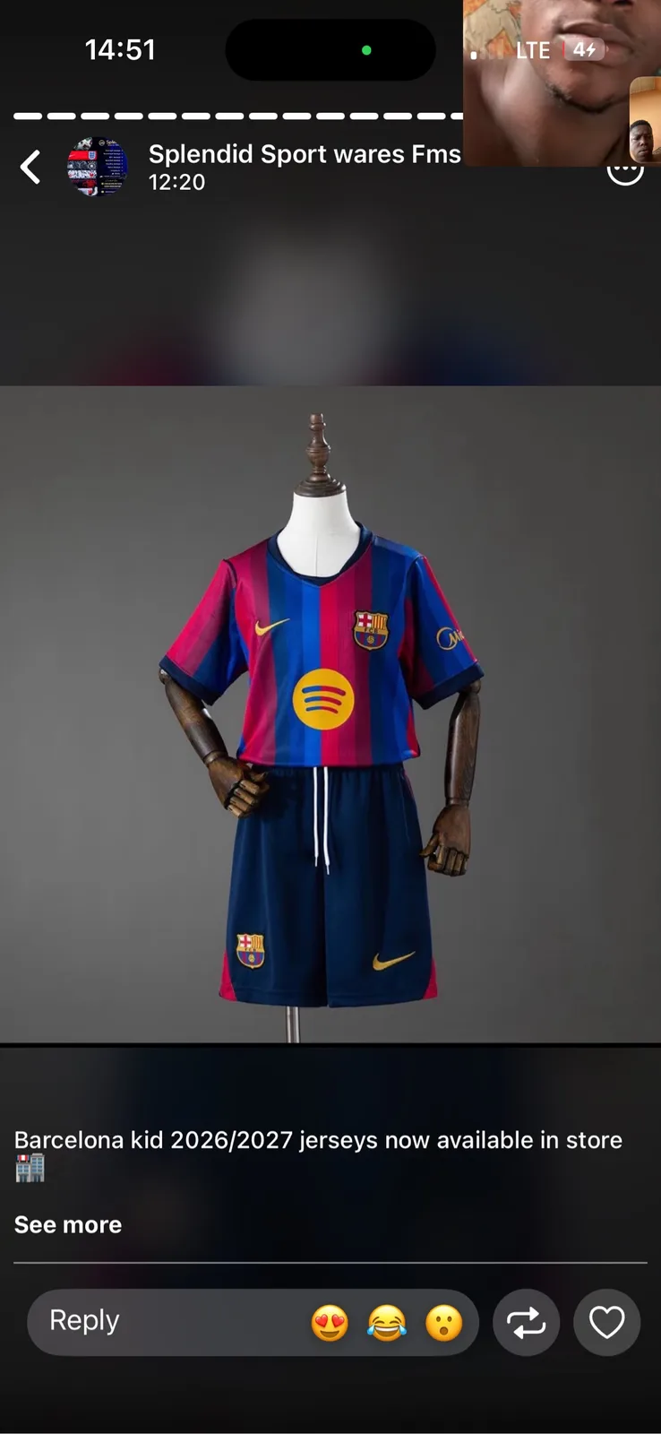 Barcelona home kit