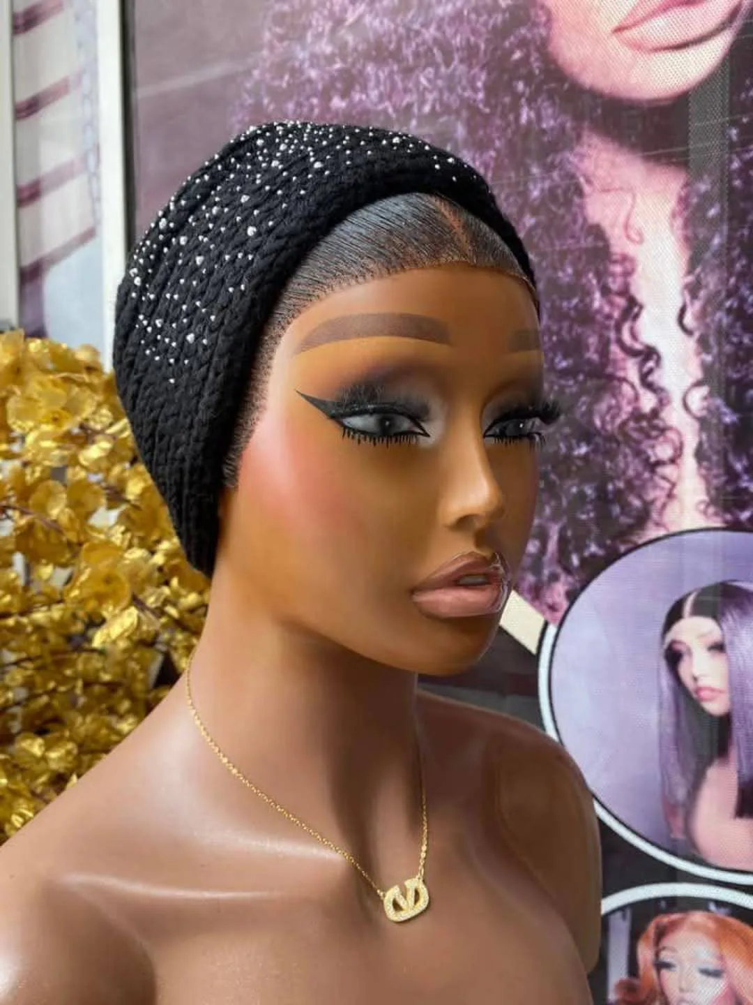 Glueless gele frontal
