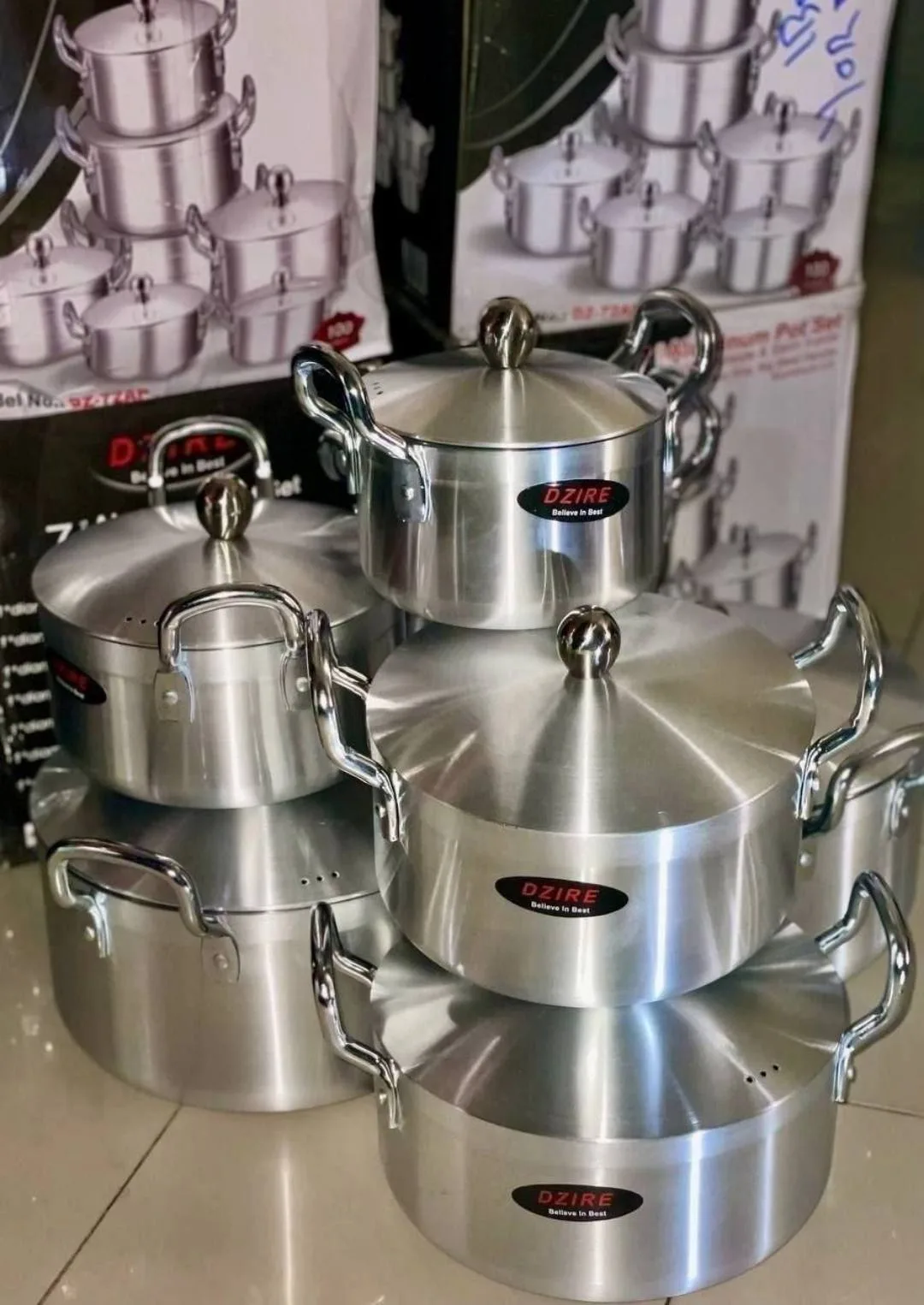 ALUMINIUM POT SET