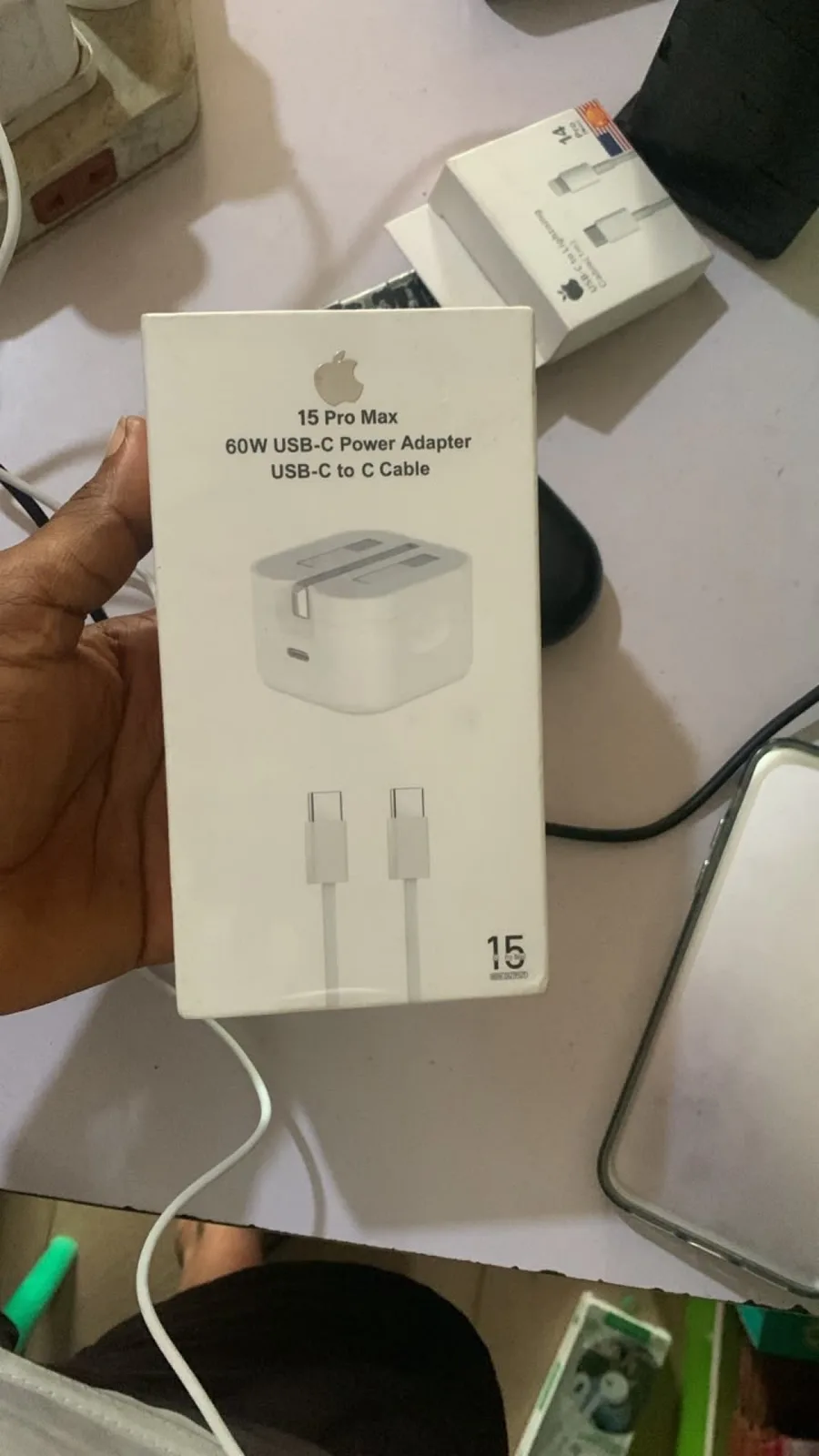 Original Fast Charger with TYPE C - TYPE C Cable for iPhone 2