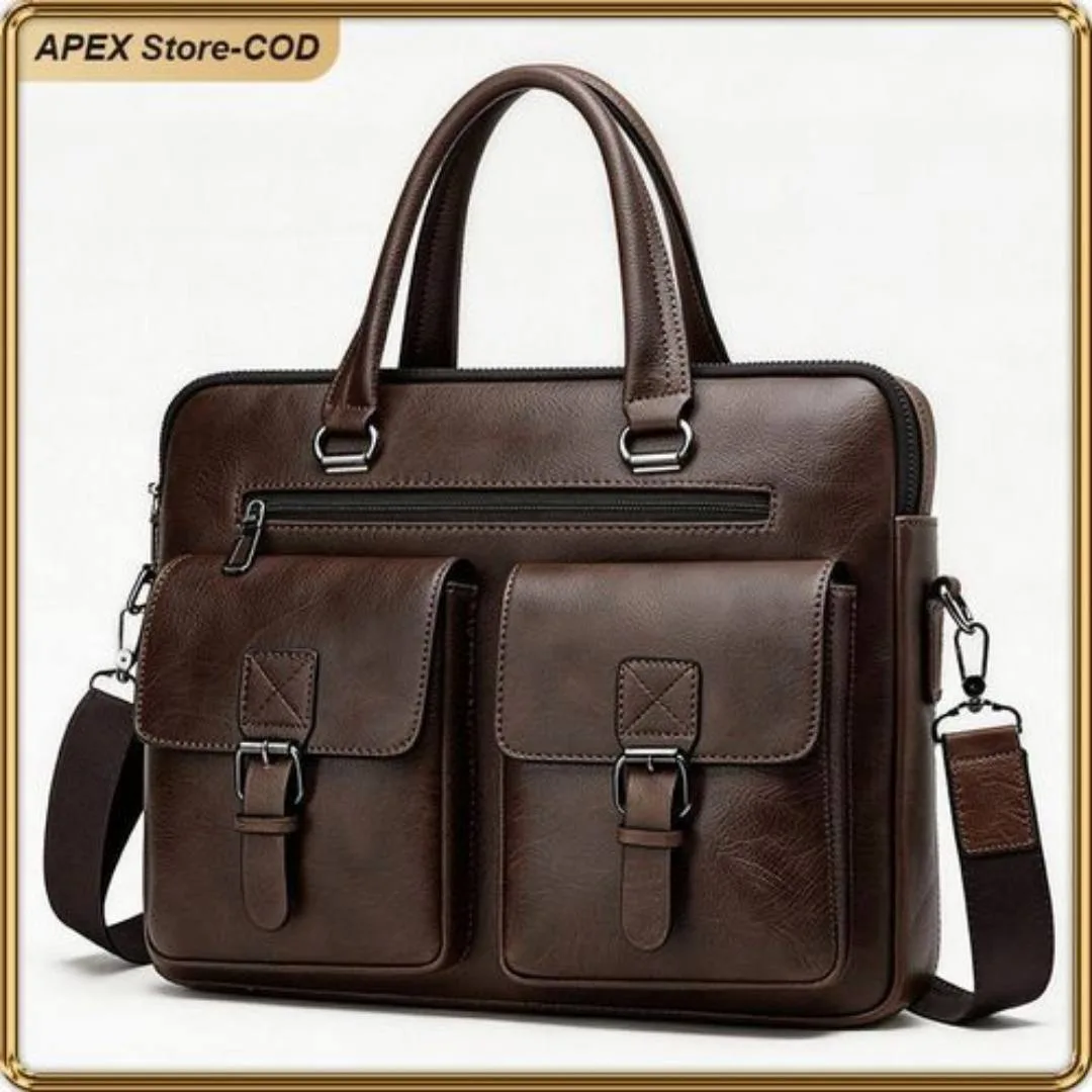 ASHION leather Laptop Bag for Men