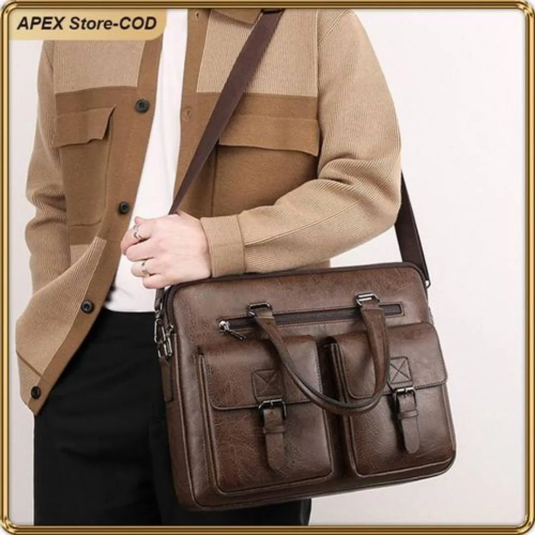 ASHION leather Laptop Bag for Men 3