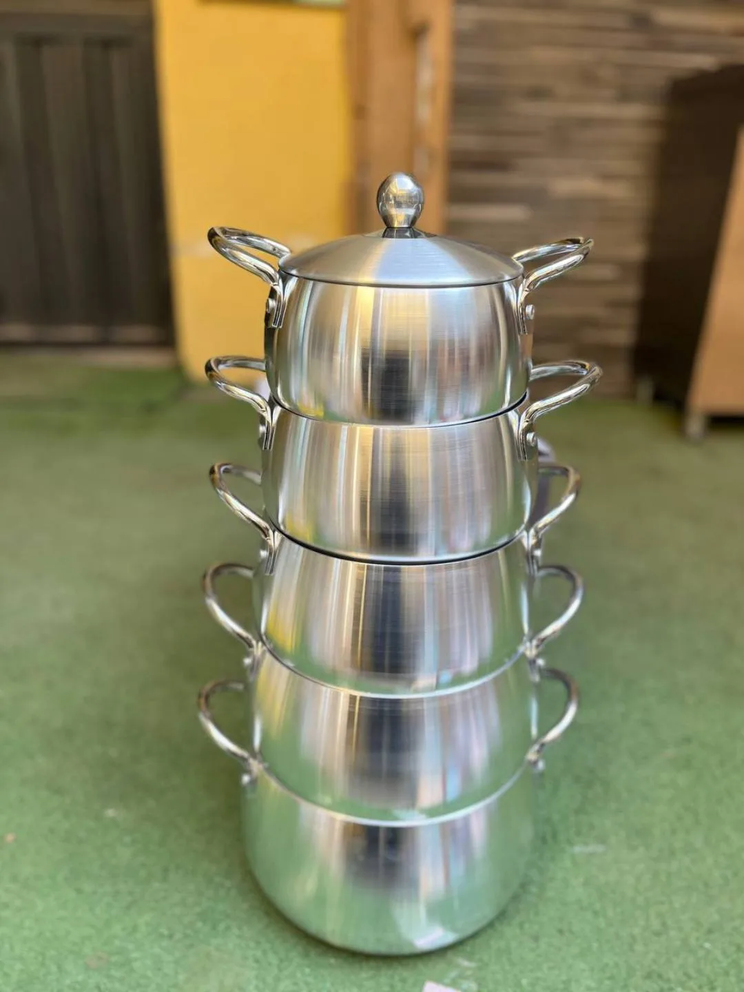 10pcs high quality aluminium pot set