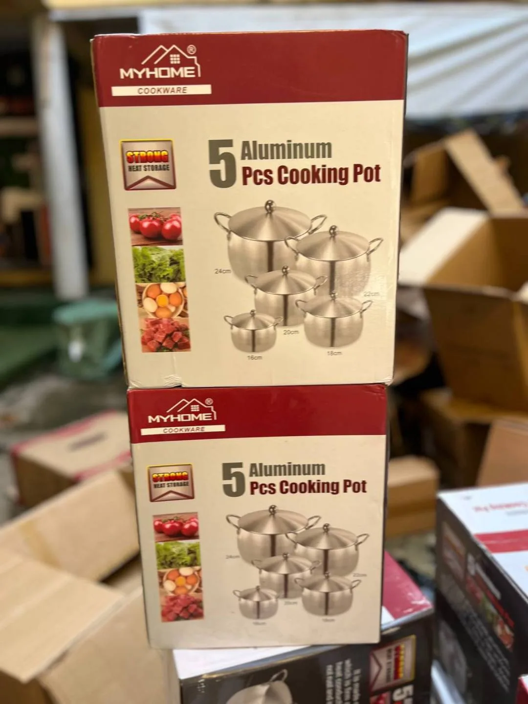 10pcs high quality aluminium pot set 2