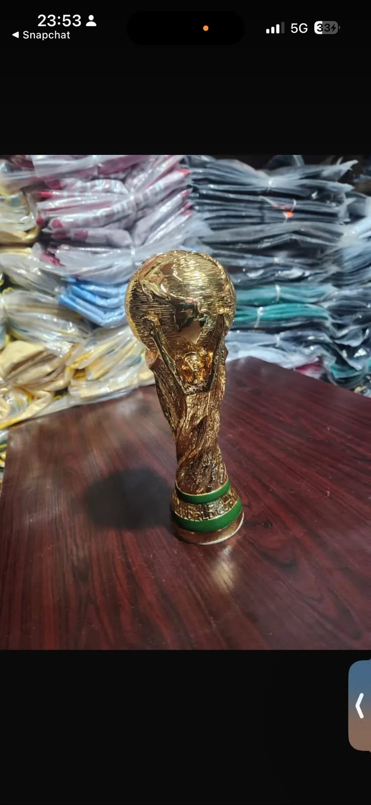 World Cup trophy replica 3
