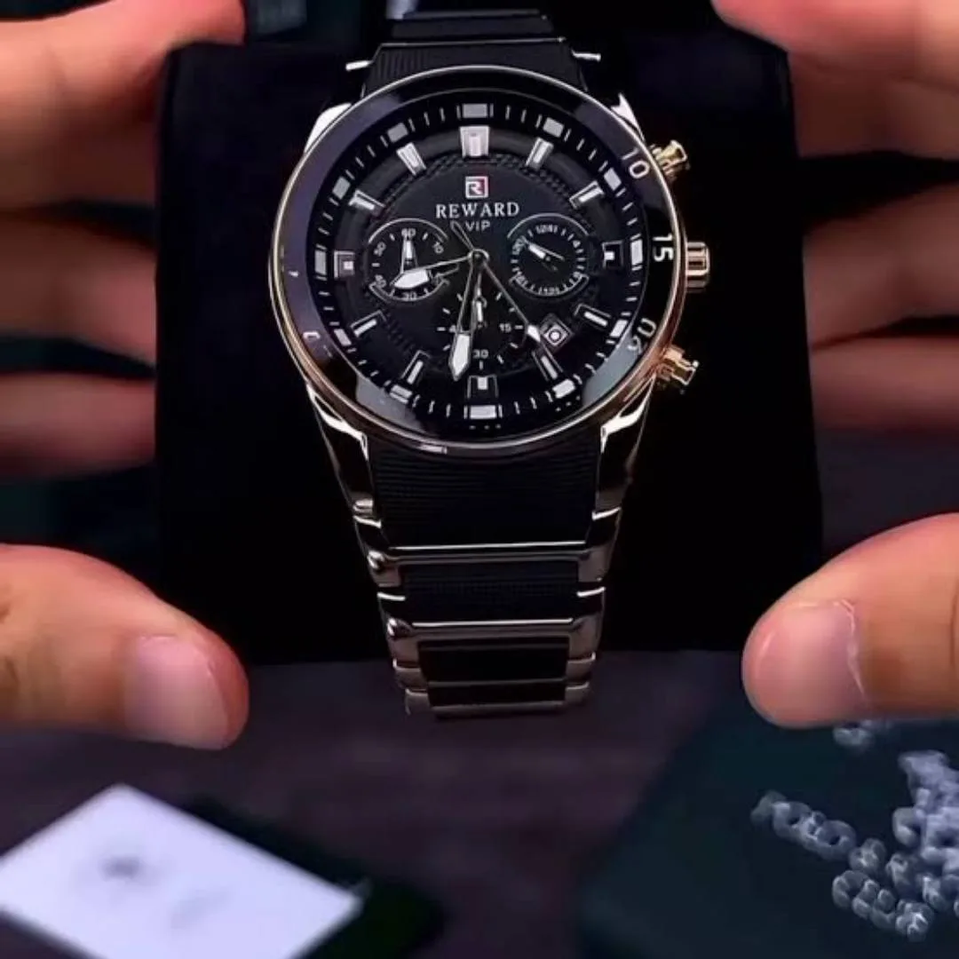 REWARD MEN BLACK WRISTWATCH