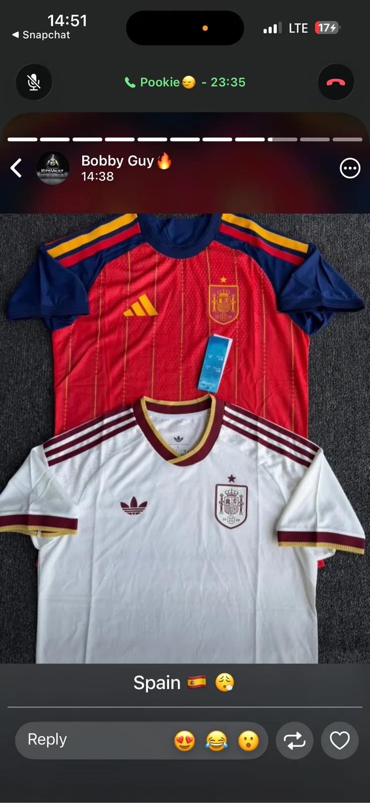 National teams jersey