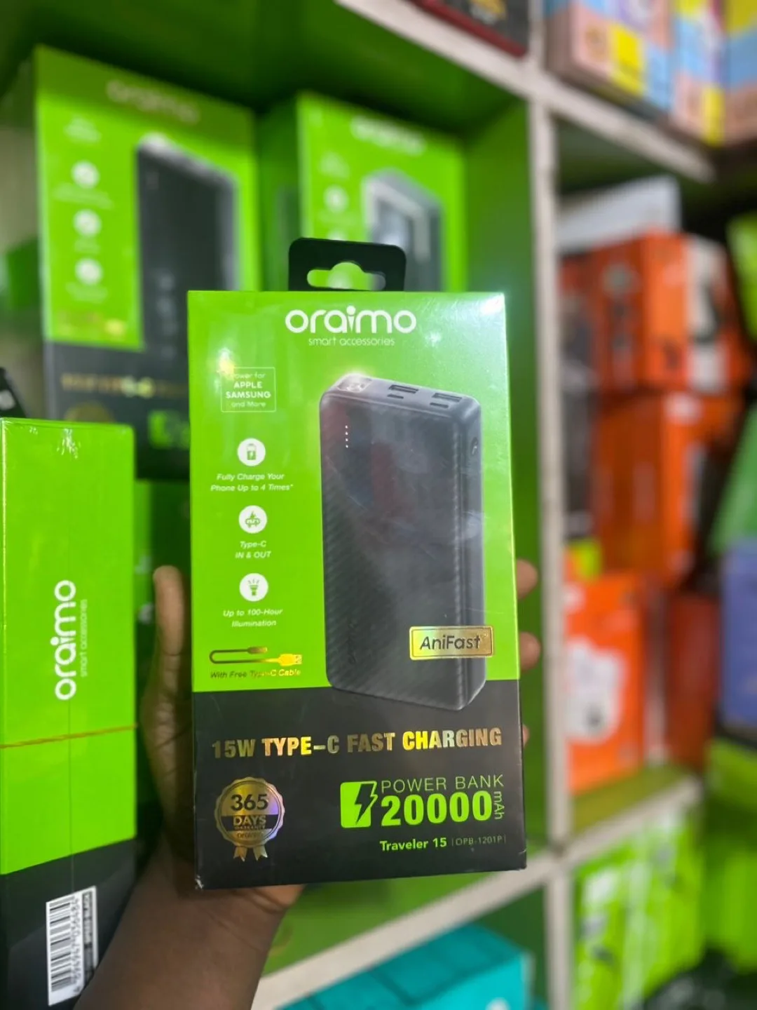Original Oraimo 20,000mAh Fast Charging Power Bank