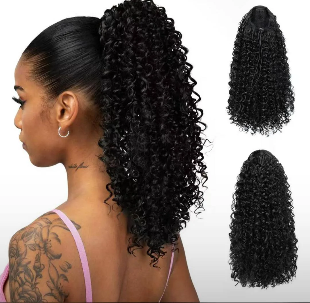 Curly Ponytail